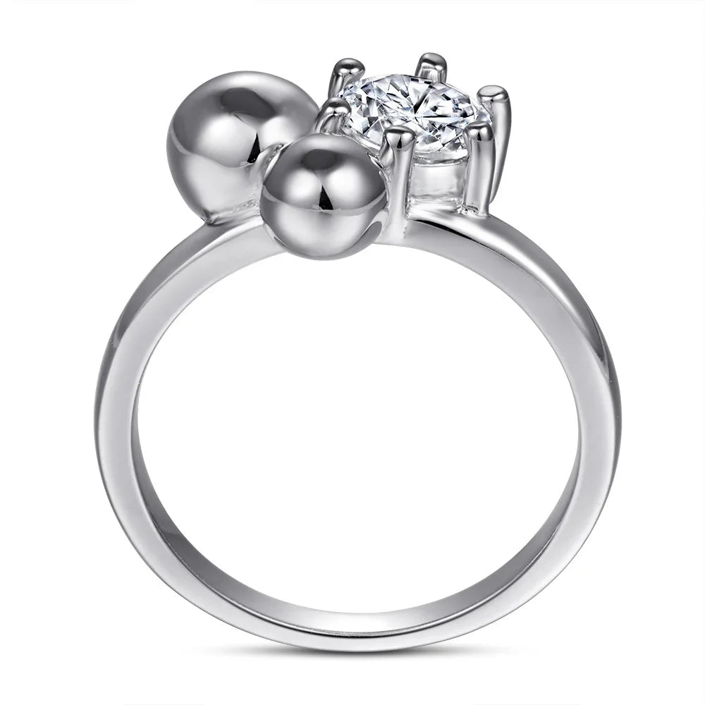 MuShan Jewelry 925 Sterling Silver Romantic Engagement Ring 7A Cubic Zirconia Women Rings Bands Rings Bands Women Gift