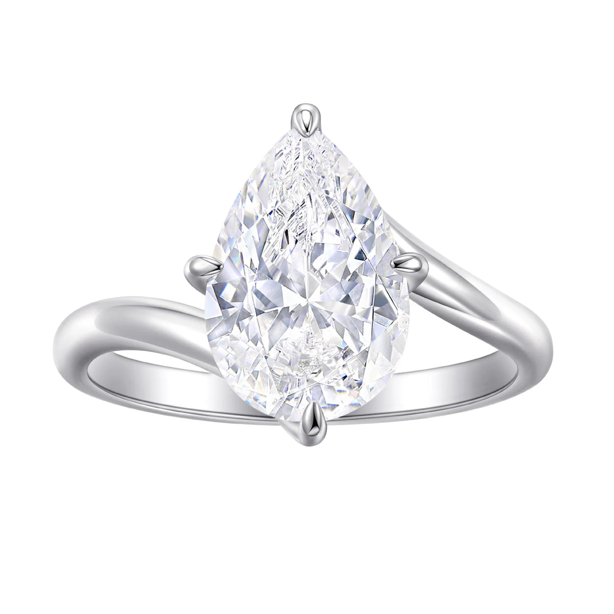 MuShan Luxury Jewelry 925 Sterling Silver Ring Cubic Zirconia 5A Princess Casual for Fiancee Real Gold Plated Fine Jewelry Rings