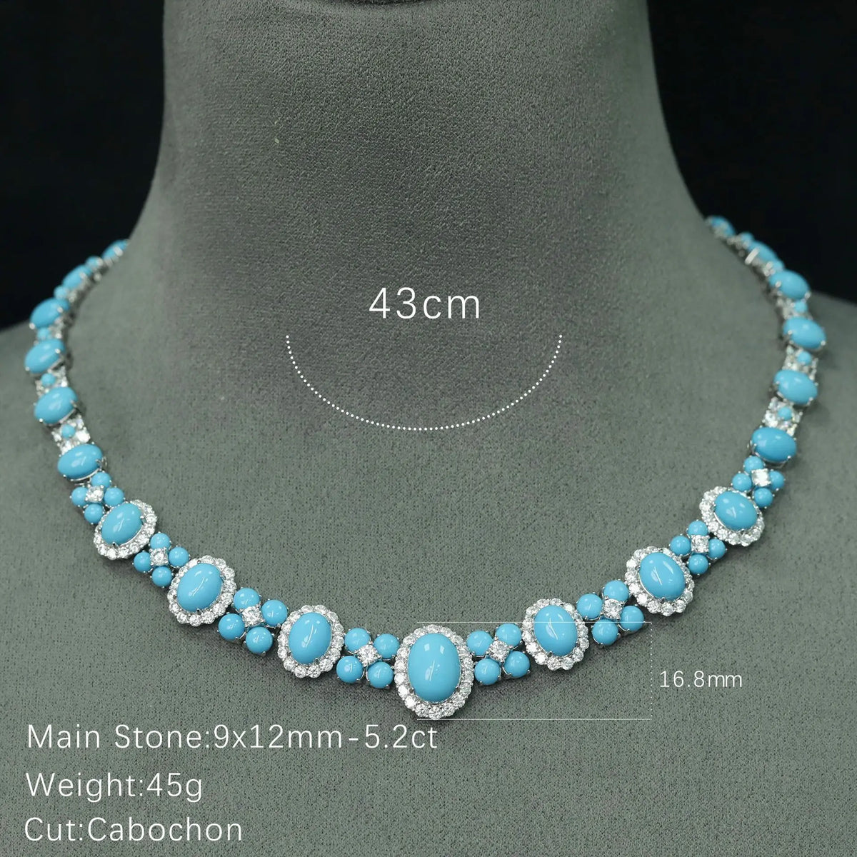 MuShan Jewelry 925 Sterling Silver Necklace Designer HCD Gemstones HCD Diamond Classic 925 Sterling Silver Pendant Accessories