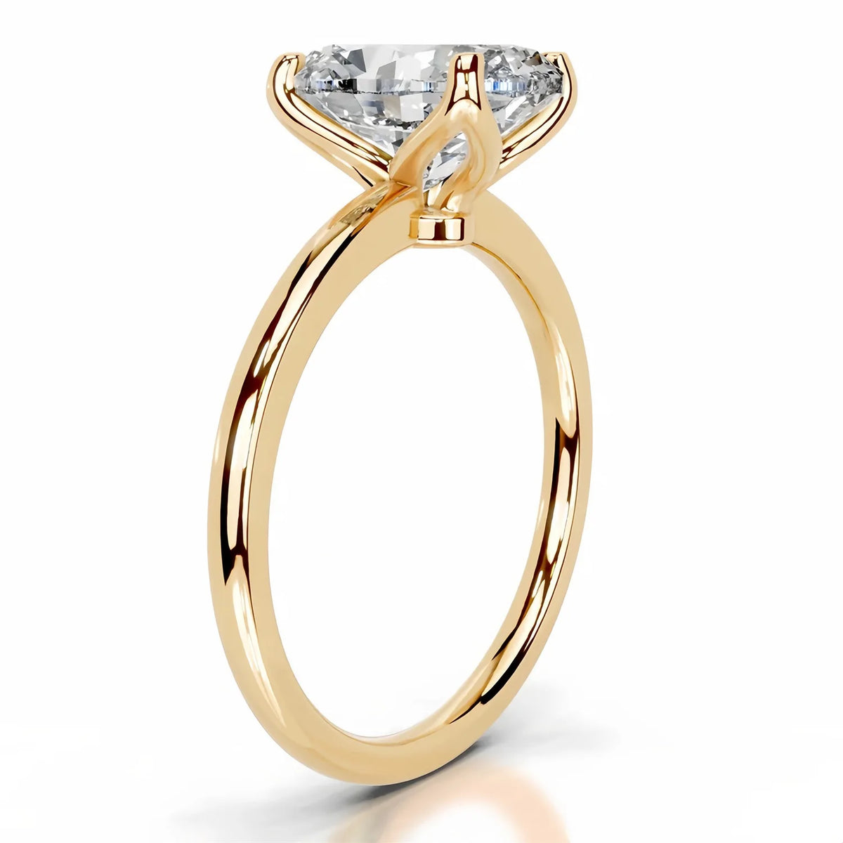 MuShan Brand Jewelry 925 Sterling Silver Women Wedding Ring Band 2ct D Color Moissanite Diamond Rings 18K Gold Plated Jewelry