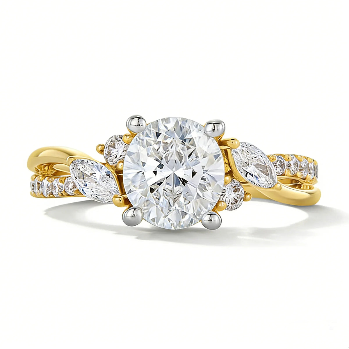 MUSHAN Custom Jewelry 925 Sterling Silver Ring Moissanite D Color VVS Fine Simulated Exquisite Noble Unique Rings Diamond