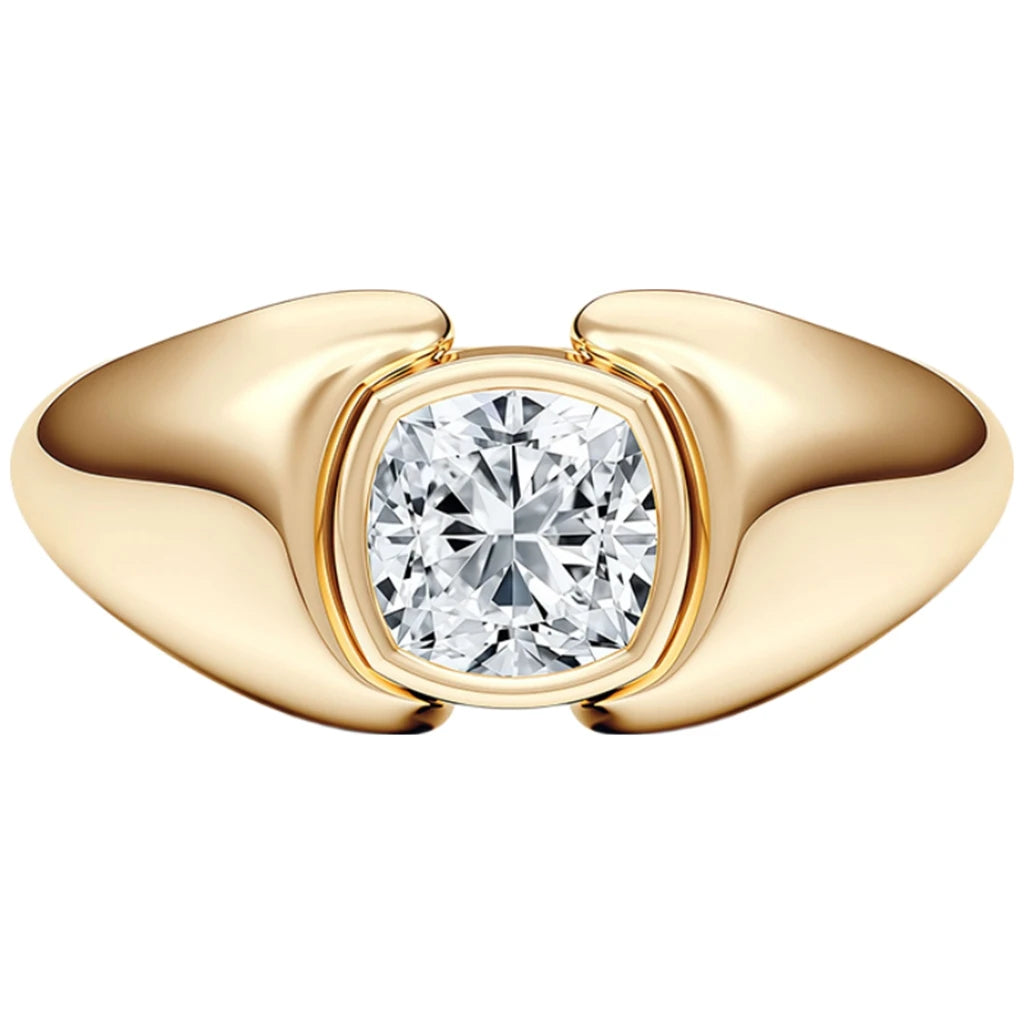 MUSHAN Custom Jewelry 925 Sterling Silver Ring Moissanite D Color VVS1 Designer Stunning Sparkle Princess Rings Diamond