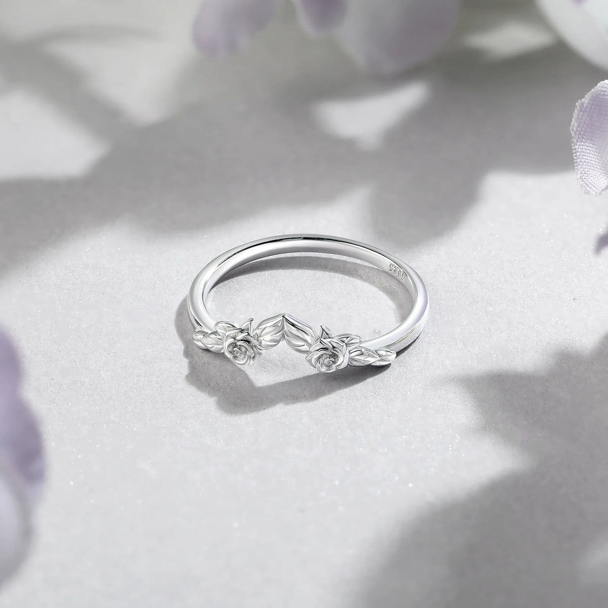 MuShan Designer Jewelry 925 Sterling Silver Ring Zircon 7A Grade Heart Eternity for Women Real Gold Plated Fine Jewelry Rings
