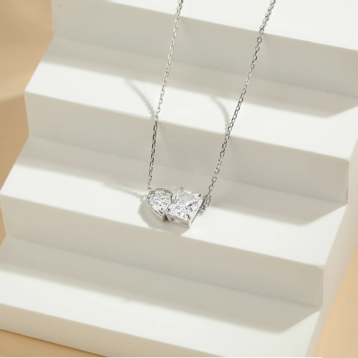 Collier MuShan Brand Jewelry en argent sterling 925, choker avec zircon de grade 7A, bijou de soirée plaqué rhodium pour femme, pendentif haut de gamme