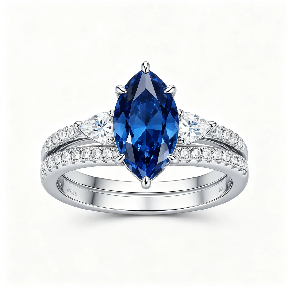 MUSHAN Custom Jewelry 925 Sterling Silver Ring Band for Women 4.5ct Lab Grown Gemstones Ruby Emerald Sapphire Rings Jewelry