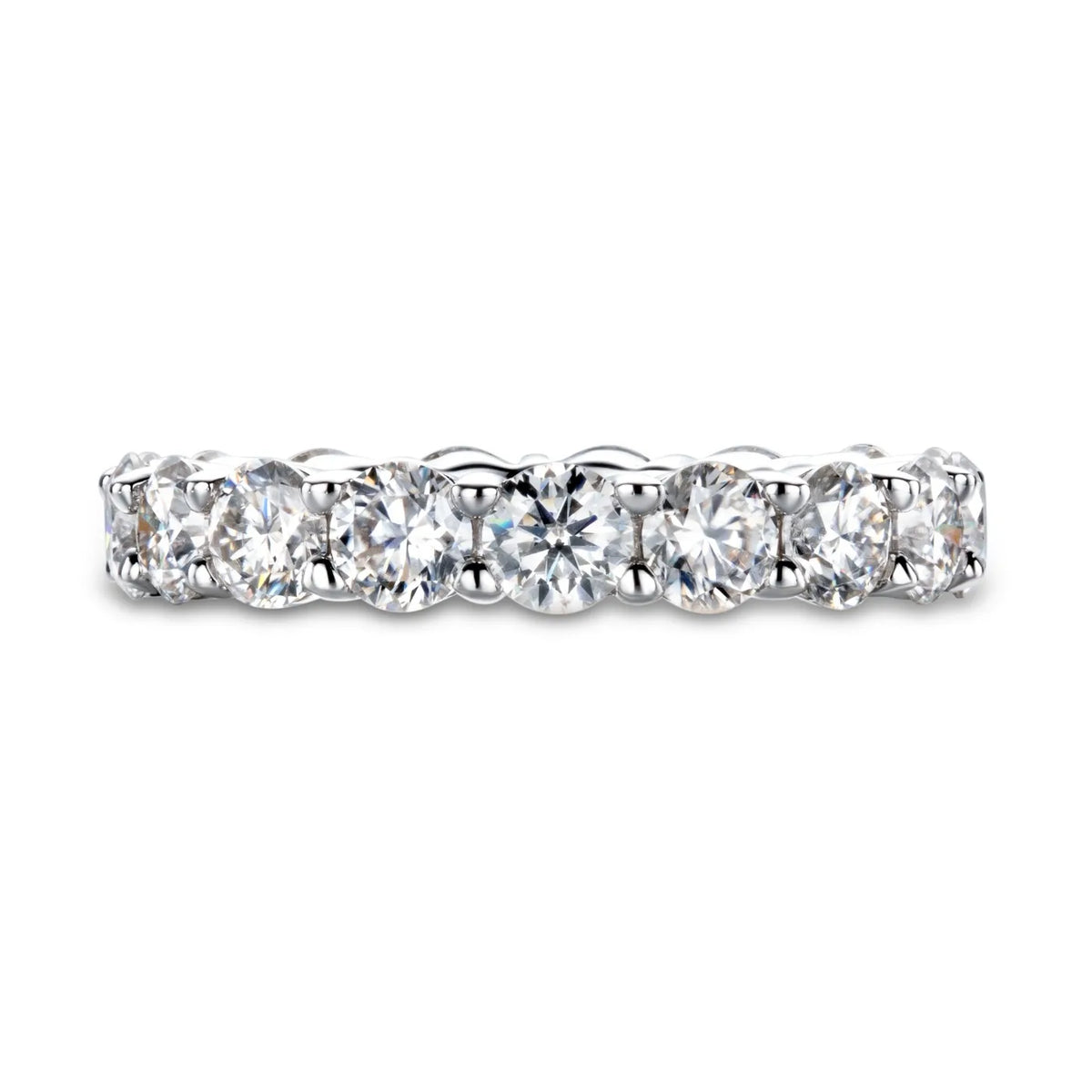 Bague de mariage en argent sterling 925 MUHAN Luxury Jewelry pour femme, bague en diamant moissanite avec certificat GRA, couleur D, bijou raffiné