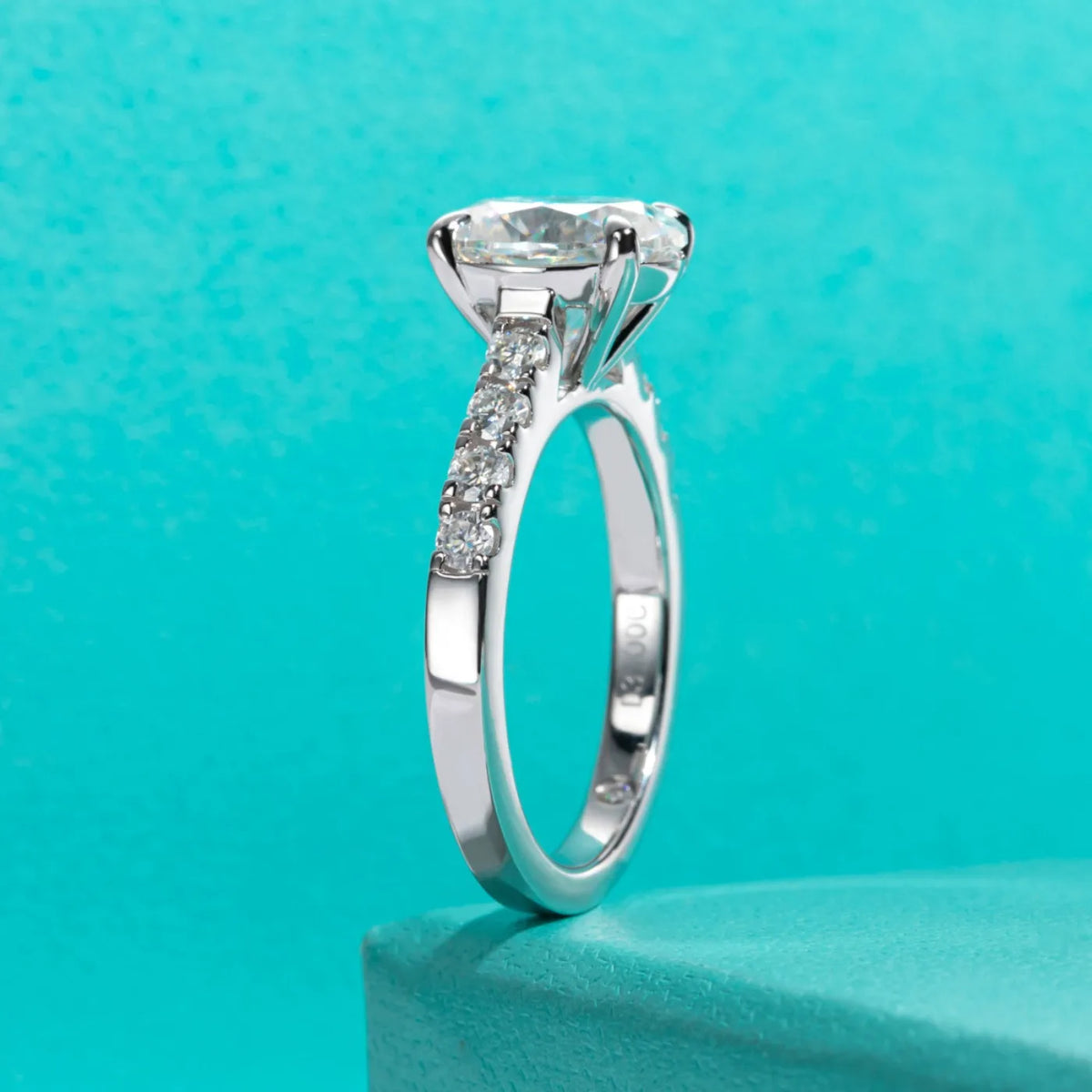 MUHAN Luxury Jewelry 925 terling ilver Ring Wedding Band Women GRA Certificated Moissanite Diamond Rings D Color Fine Jewelry