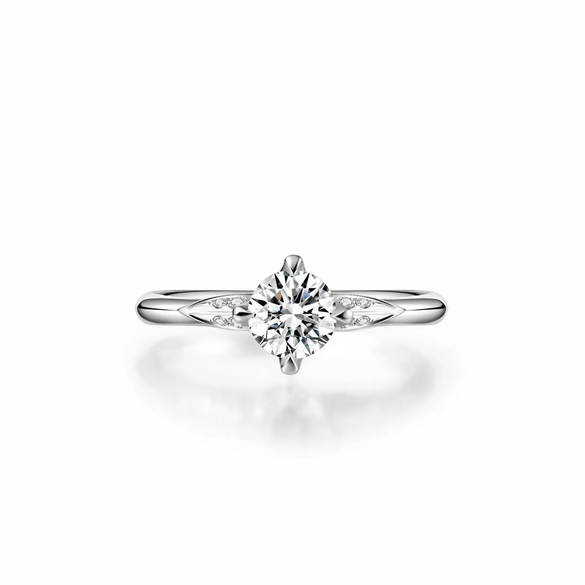 MUSHAN Luxury Custom 14K 18K Gold Rings Band Jewelry With Moissanite Diamond Lab Grown Gemstones Diamond Wedding Ring For Women