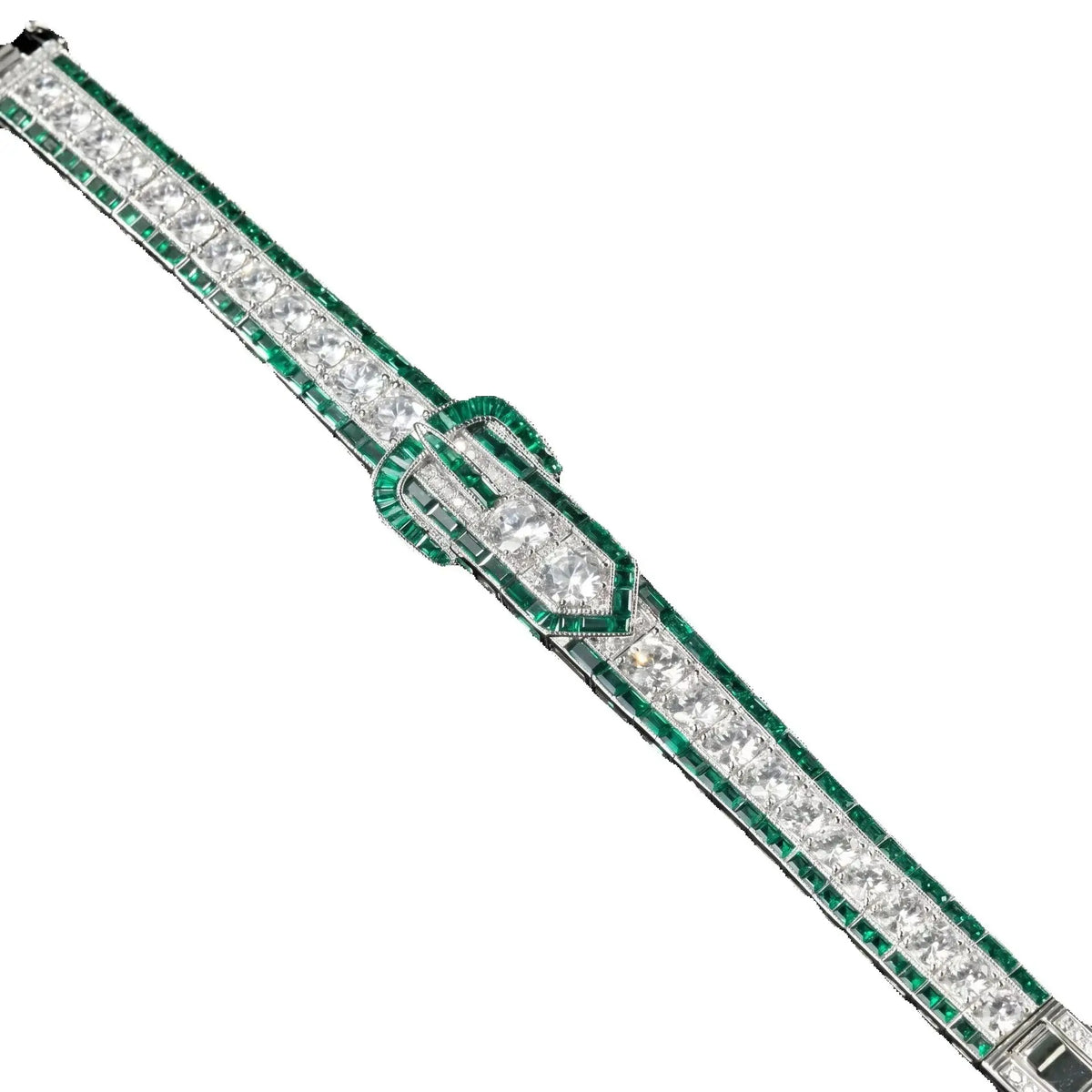 MuShan Jewelry 925 Sterling Silver Bangle 5A CZ Gemstones HCD Diamond Designer Shiny 925 Sterling Silver Bangle Accessories