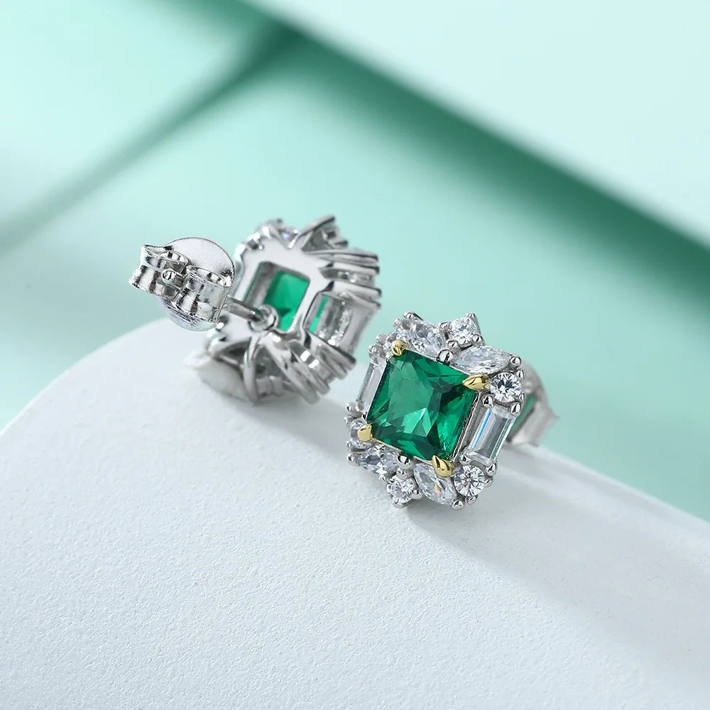 Pendientes de plata de ley 925 marca MuShan, aros de moda para mujer con circonitas de grado 5A, joyería fina chapada en rodio