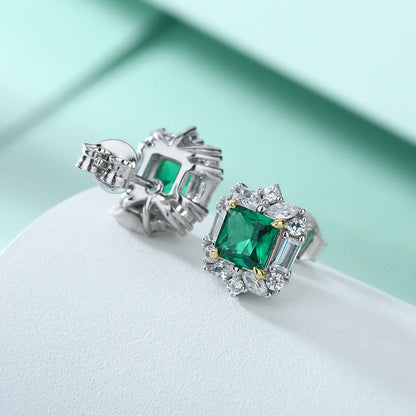 Pendientes de plata de ley 925 marca MuShan, aros de moda para mujer con circonitas de grado 5A, joyería fina chapada en rodio