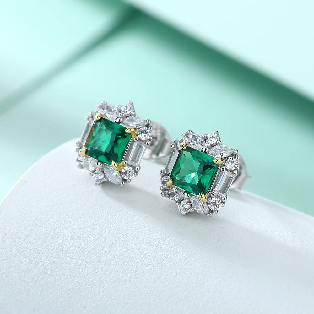 Pendientes de plata de ley 925 marca MuShan, aros de moda para mujer con circonitas de grado 5A, joyería fina chapada en rodio