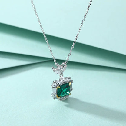 Collier MuShan Designer Jewelry en argent sterling 925, zircon 7A en forme de cœur pour rendez-vous amoureux, pendentif pour femme plaqué or 18K, bijou haut de gamme