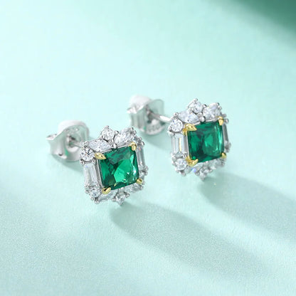 Pendientes de plata de ley 925 marca MuShan, aros de moda para mujer con circonitas de grado 5A, joyería fina chapada en rodio