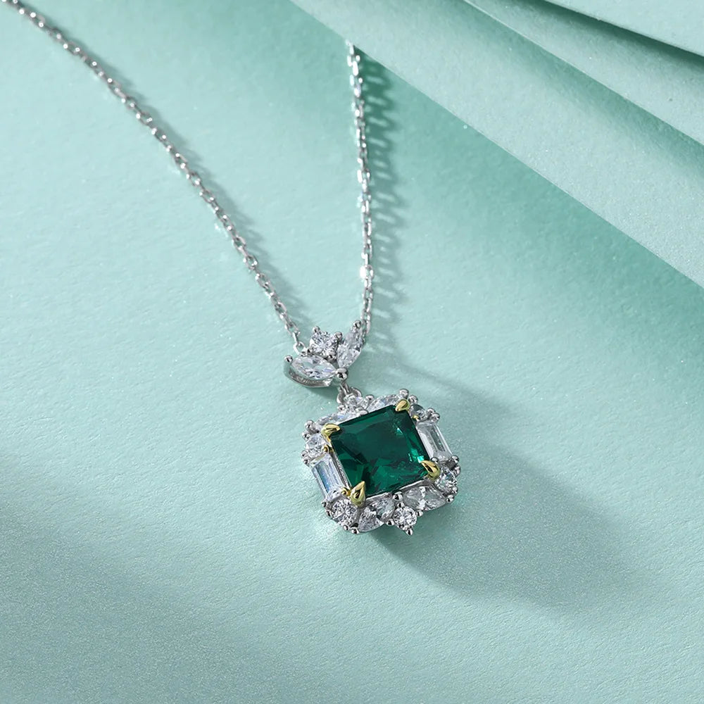 Collier MuShan Designer Jewelry en argent sterling 925, zircon 7A en forme de cœur pour rendez-vous amoureux, pendentif pour femme plaqué or 18K, bijou haut de gamme