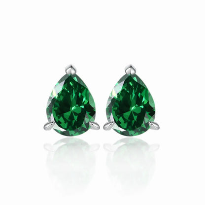MuShan Luxury Jewelry 925 Sterling Silver Earrings Zircon 7A Stud Fashion for Ladies 18K Real Gold Plated Fine Jewelry Earring
