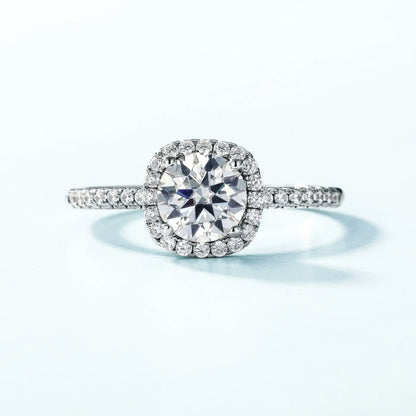 MUHAN Luxury Jewelry  925 Sterling Silver Ring Wedding Band  Women GRA Certificate Moissanite Diamond Rings D Color Fine Jewelry