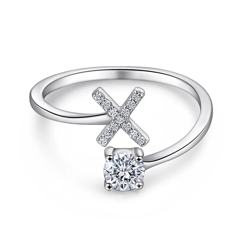 MuShan Jewelry 925 Sterling Silver Rings Bands Engagement Ring 7A Cubic Zirconia Rings Bands Rings Bands Anniversary  Women Gift