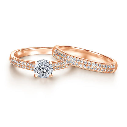 Anillo de plata de ley 925 marca MuShan con circonita cúbica 7A corte Asscher, estilo casual para prometida, joyería fina chapada en rodio.