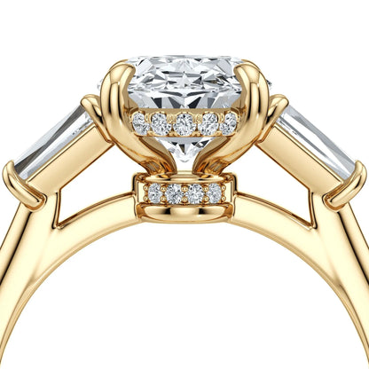MUSHAN Custom Jewelry 925 Sterling Silver Ring Moissanite D Color VVS Luxury Simulated Glamorous Rings Diamond Accessories