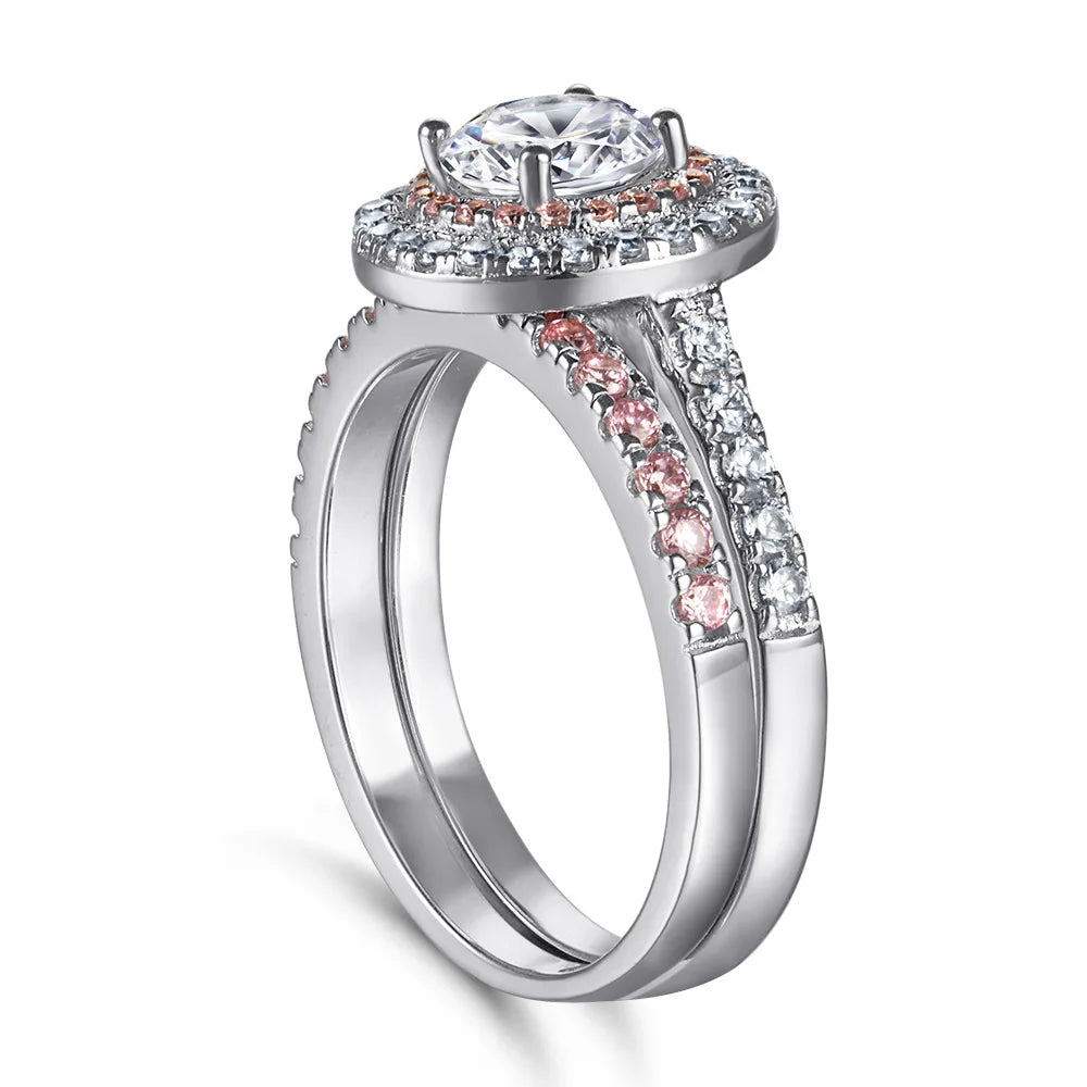 MuShan Designer Jewelry 925 Sterling Silver Ring Cubic Zirconia 5A Triangle Party for Wife Rhodium Plated Fine Jewelry Rings