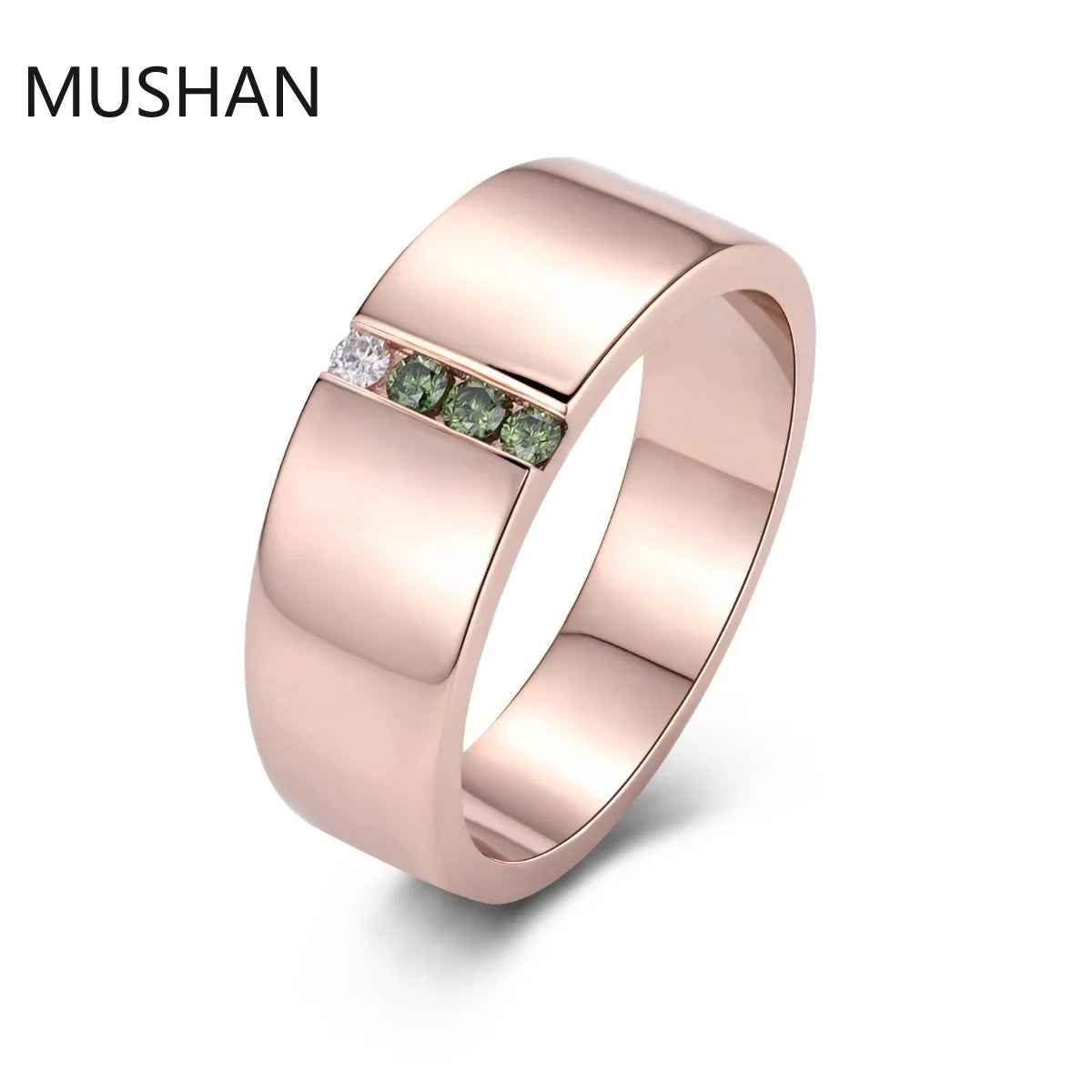 MUSHAN Luxury Custom Jewelry 925 Sterling Silver 10K14K 18K Gold Rings Band D Color Moissanite Diamond Wedding Ring For Women