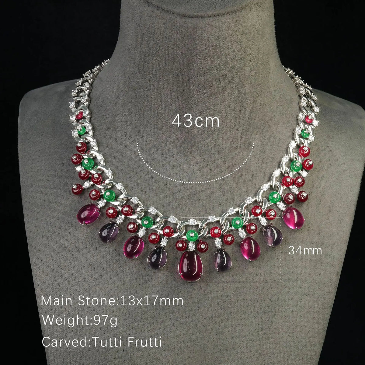MuShan Jewelry 925 Sterling Silver Necklace Designer High Carbon Gemstones HCD Diamond 925 Sterling Silver Necklace Accessories