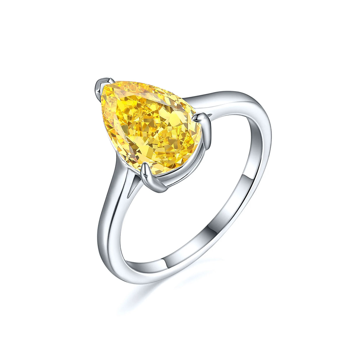 Bague de mariage MuShan Jewelry en argent sterling 925, style luxueux avec diamant à haute teneur en carbone, bijou élégant pour femme, joaillerie fine