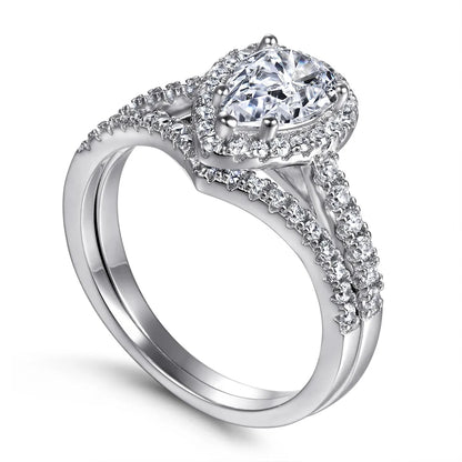 Anillos de plata de ley 925 MuShan Jewelry, anillo de moda con circonita cúbica 7A, regalo para mujer, compromiso, aniversario.