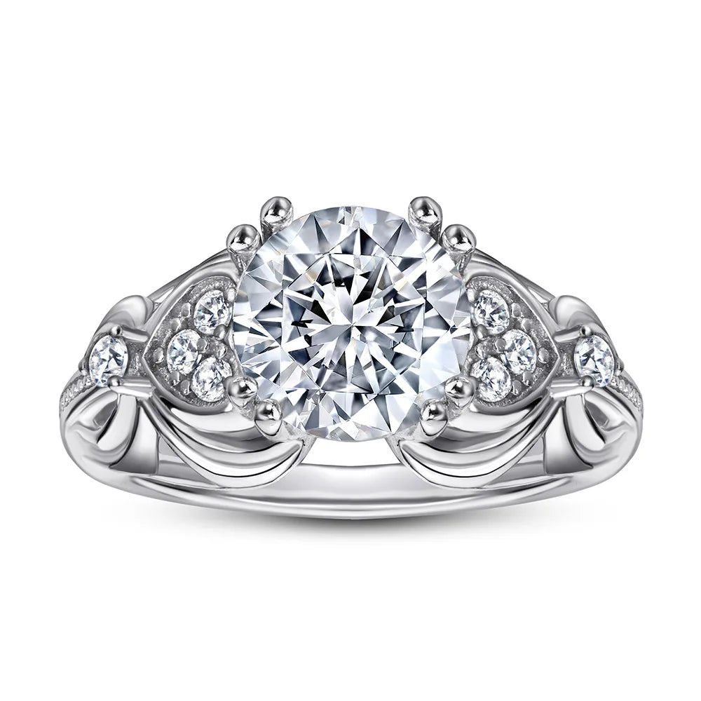 Bague MuShan en argent sterling 925 avec oxydes de zirconium 5A taille ovale, modèle éternité, plaqué rhodium, bijou raffiné pour petite amie