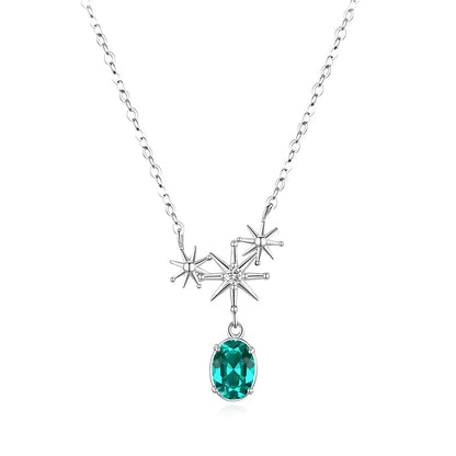 MuShan Jewelry 925 Sterling Silver Necklace Choker Chain HCD Diamonds Anniversary Gift Glamorous Style Women Necklaces Jewelry