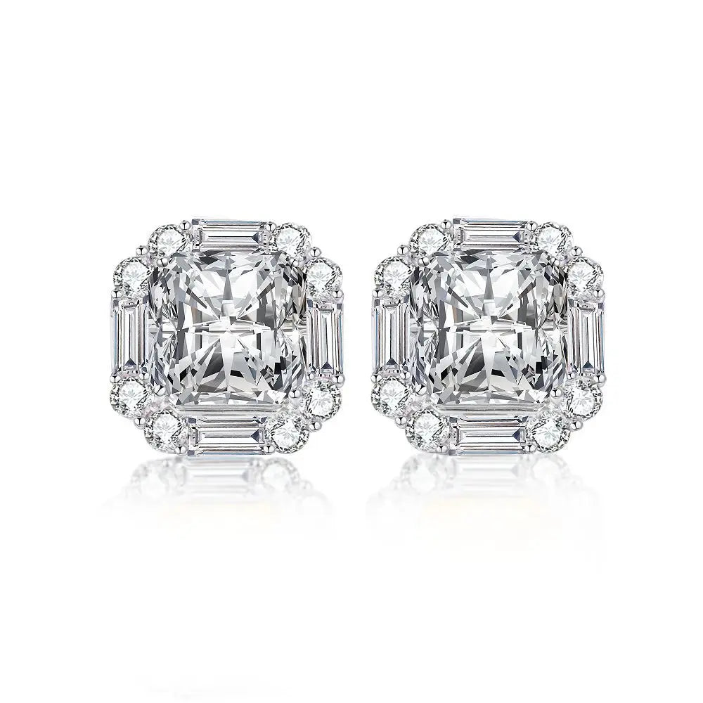 Boucles d'oreilles pendantes MuShan en argent sterling 925 avec zircon de grade 7A, bijoux raffinés pour femmes, plaqué or 18 carats, style décontracté