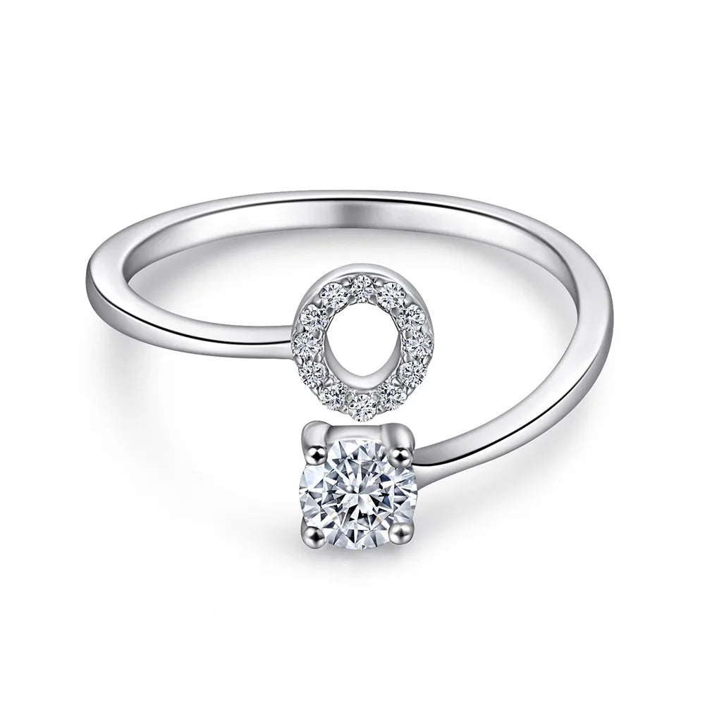 MuShan Jewelry 925 Sterling Silver Rings Bands Engagement Ring 7A Cubic Zirconia Rings Bands Rings Bands Anniversary  Women Gift
