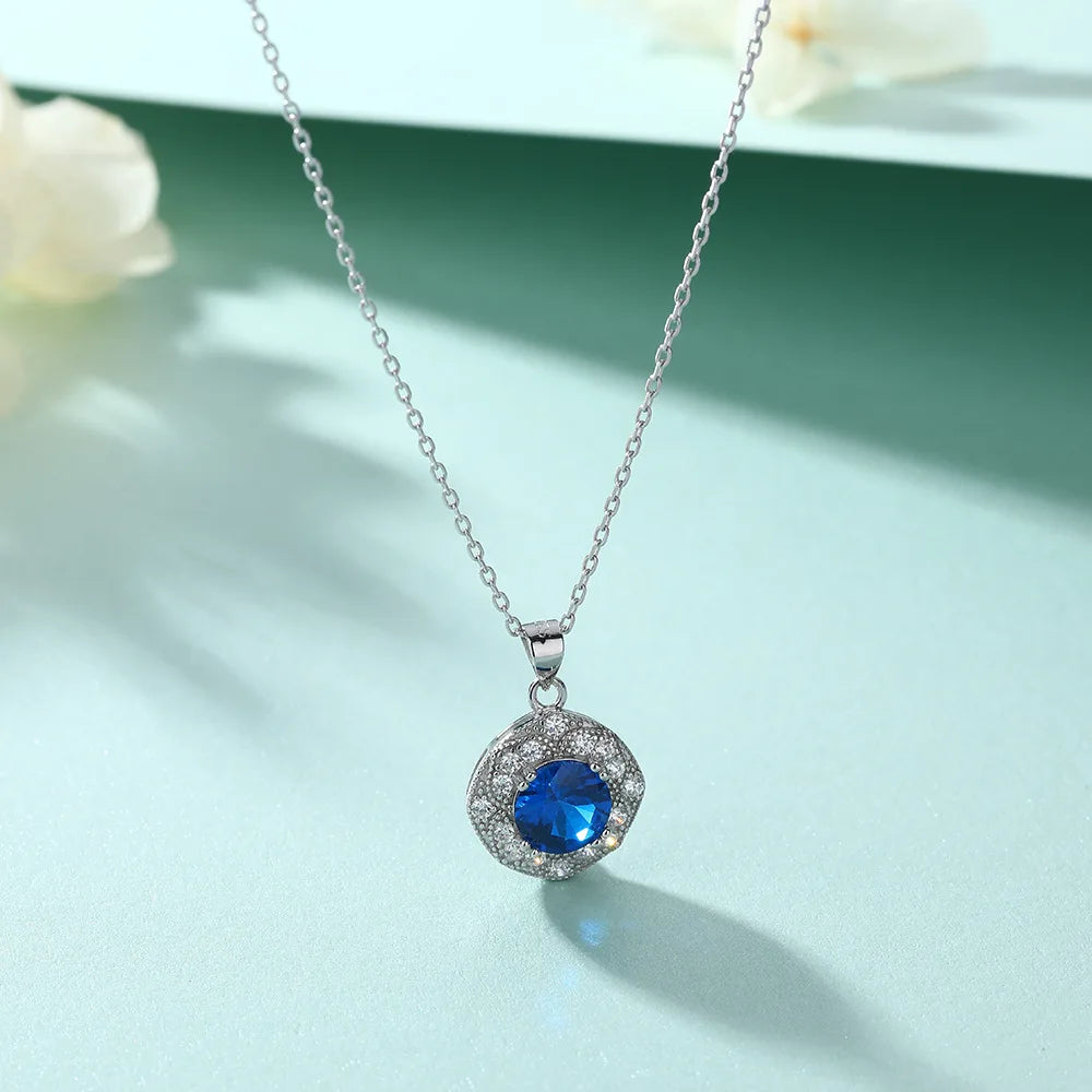 Collier MuShan Luxury Jewelry en argent sterling 925, choker orné de zircons de grade 5A, style décontracté pour elle, bijou premium plaqué or 18 carats avec pendentif