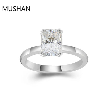 MUSHAN Luxury Custom 14K 18K Gold Rings Band Jewelry With Moissanite Diamond Lab Grown Gemstones Diamond Wedding Ring For Women