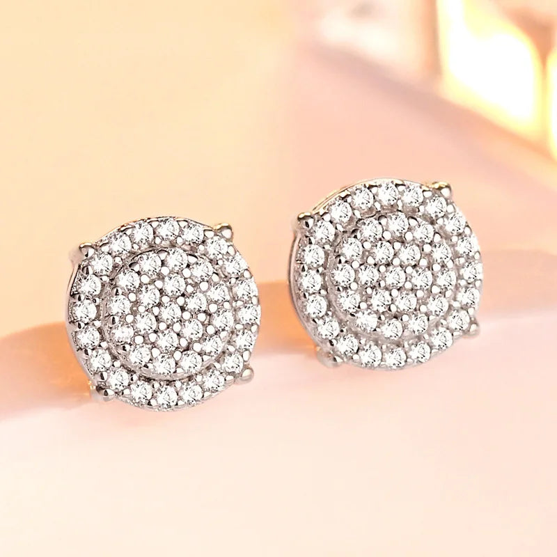Pendientes de plata de ley 925 de la marca MuShan, con circonitas 5A, estilo colgante, de moda para novia, chapados en oro real, joyería fina.
