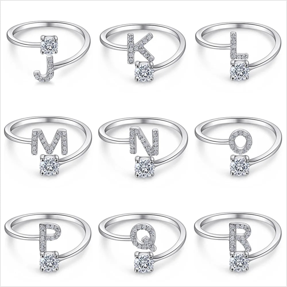 MuShan Jewelry 925 Sterling Silver Rings Bands Engagement Ring 7A Cubic Zirconia Rings Bands Rings Bands Anniversary  Women Gift