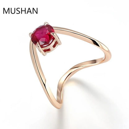 MUSHAN Luxury Custom 14K 18K Gold Rings Band Jewelry With Moissanite Diamond Lab Grown Gemstones Diamond Wedding Ring For Women