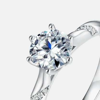 MUHAN Luxury Jewelry  925 Sterling Silver Ring Wedding Band  Women GRA Certificate Moissanite Diamond Rings D Color Fine Jewelry