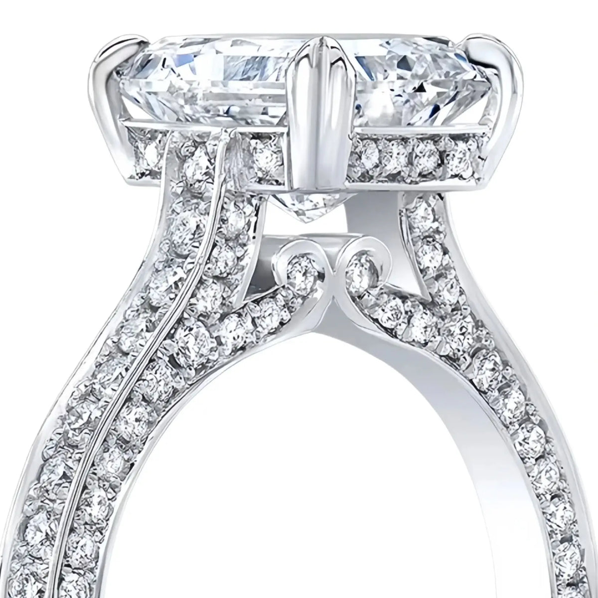 MUSHAN Custom Jewelry 925 Sterling Silver Ring 7A CZ Gemstones Luxury HCD Gemstones Jewelry s925 Silver Ring Band Accessories