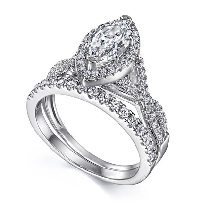 Anillo de plata de ley 925 con circonita 7A de MuShan Luxury Jewelry, anillo de compromiso tipo princesa para novia, joyería fina chapada en oro rosa de 18 quilates