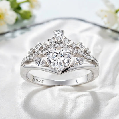 MuShan Luxury Jewelry 925 Sterling Silver Ring Zircon 7A Grade Triangle Fashion for Her 18K Rose Gold Plated Fine Jewelry Rings