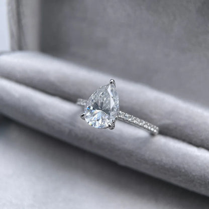 MUSHAN Luxury Jewelry 925 Sterling Silver Ring Band Women GRA Certificated Moissanite Diamond Emerald D Color Rings Fine Jewelry