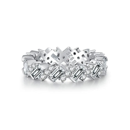 MuShan Designer Jewelry 925 Sterling Silver Ring Zircon 7A Grade Pear Daytime for Women 18K Gold Plated Fine Jewelry Rings