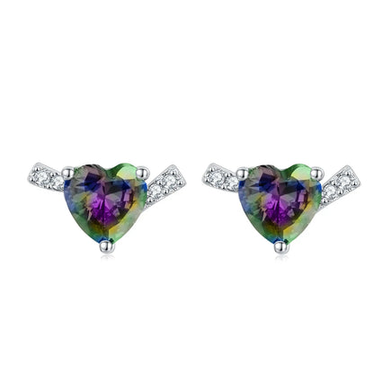 MuShan Luxury Jewelry 925 Sterling Silver Earrings Zircon 7A Leverback Party for Wife 18K Rose Gold Plated Fine Jewelry Earring