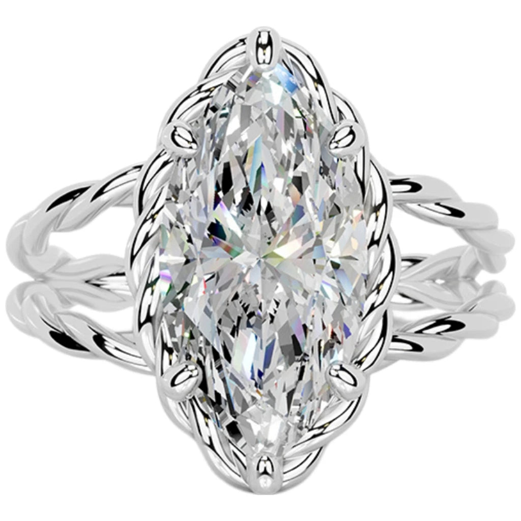 MUSHAN Custom Jewelry 925 Sterling Silver Ring Moissanite D Color VVS Luxury Noble 925 Sterling Silver Rings Diamond Accessories