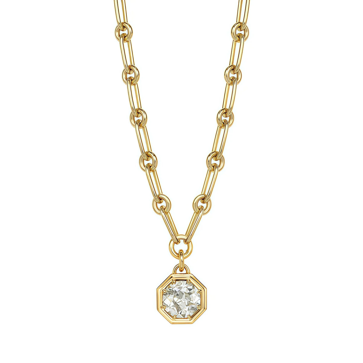 MUSHAN Bijoux sur mesure Collier en argent sterling 925 Pendentif diamant moissanite couleur D VVS Bijoux raffinés Accessoires pendentifs