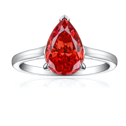 Bague de mariage MuShan Jewelry en argent sterling 925, style luxueux avec diamant à haute teneur en carbone, bijou élégant pour femme, joaillerie fine