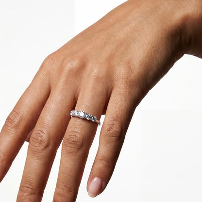 MUSHAN Custom Luxury Diamond Rings Jewelry IGI Certificated for Women 925 Sterling Silver Lab Grown Diamond Ring Band HPHT CVD