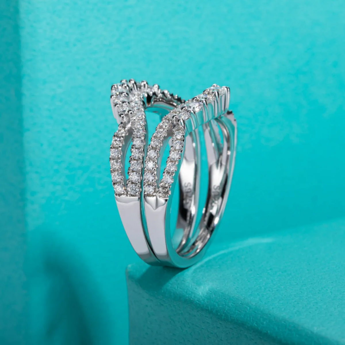 MUHAN Luxury Jewelry  925 Sterling Silver Ring Wedding Band  Women GRA Certificate Moissanite Diamond Rings D Color Fine Jewelry
